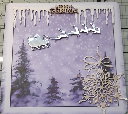 Simple Winter Landscape 8 (christmas or birthday) by Michelle Sharpe