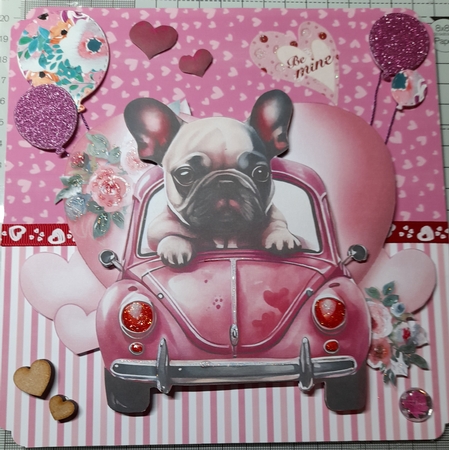Puppy Love Rocker Card # 2 by Michelle Sharpe
