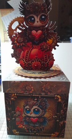 Steampunk Valentine Exploding Box Surprise Kit. by Michelle Sharpe