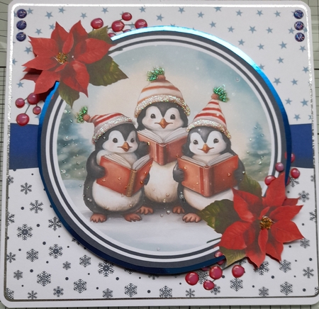 We Wish You a Merry Christmas 8x8 Quick Card #3 by Michelle Sharpe