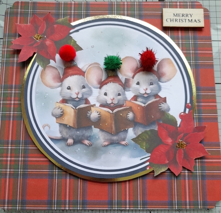 We Wish You a Merry Christmas 8x8 Quick Card #5 by Michelle Sharpe