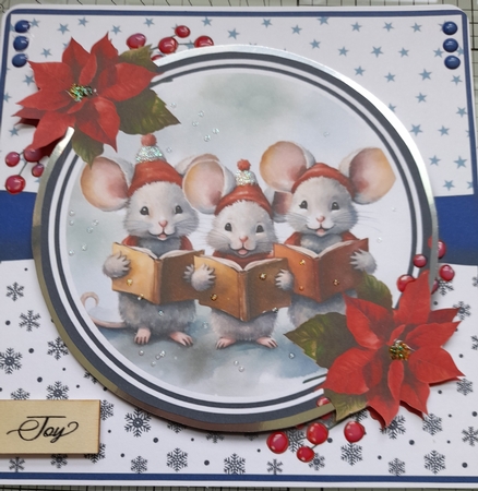 We Wish You a Merry Christmas 8x8 Quick Card #5 by Michelle Sharpe
