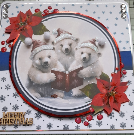 We Wish You a Merry Christmas 8x8 Quick Card #6 by Michelle Sharpe
