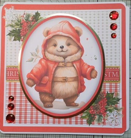 8X8 Mini Kit, Beautiful Christmas Animals ,3 by Michelle Sharpe