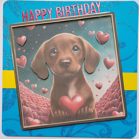 PUPPY WITH HEART by Michelle Sharpe