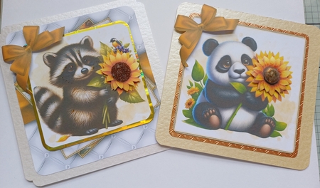 Racoons, Pandas & Sunflowers Mini Kit  by Michelle Sharpe