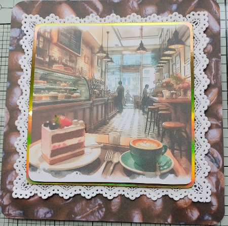 Inside the Coffee Shop by Michelle Sharpe