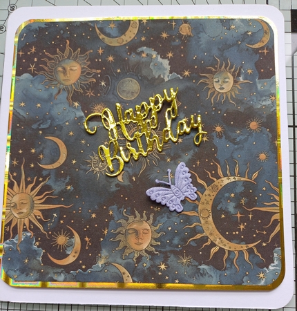 Golden Cosmos Card Toppers by Michelle Sharpe