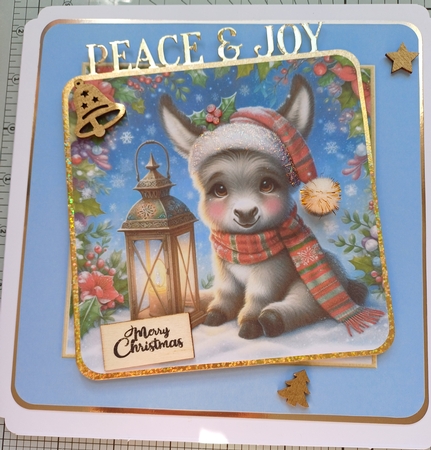 CHRISTMAS DONKEY 1 by Michelle Sharpe