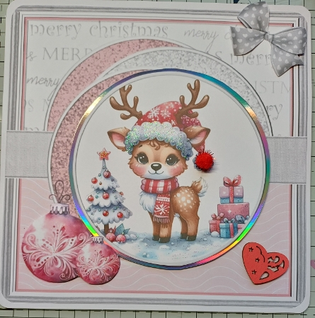 Cute Reindeer by Michelle Sharpe