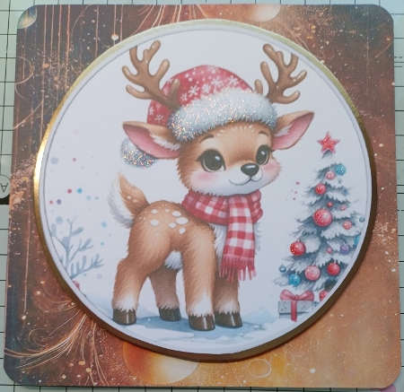 Cute Reindeer by Michelle Sharpe