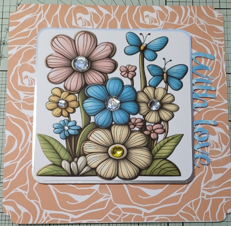 Autumn Rose Backing Papers by Michelle Sharpe