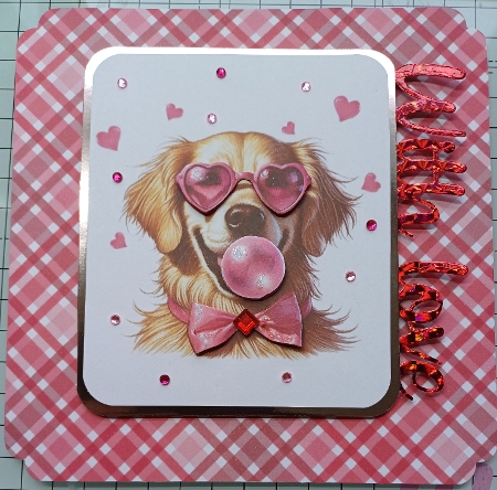 Valentines Pets - Toppers x 4 Sheet by Michelle Sharpe