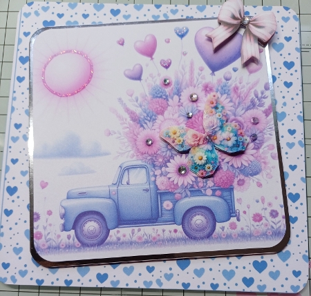A truckload of love and flowers by Michelle Sharpe