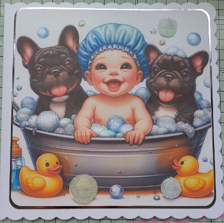 Fun in a Bubble Bath - Illustrations for Cards by Michelle Sharpe