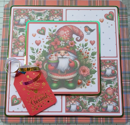 cupcake christmas gnome  by Michelle Sharpe