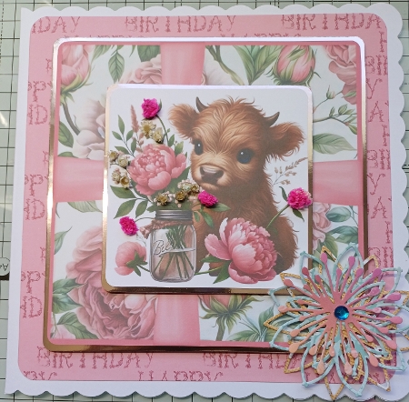 Just For You Card Front 6x6 by Michelle Sharpe