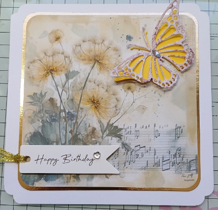 Shabby Chic Dandelion Card Toppers by Michelle Sharpe