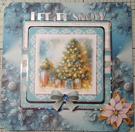 12 A4 Snowflake Backing Papers by Michelle Sharpe
