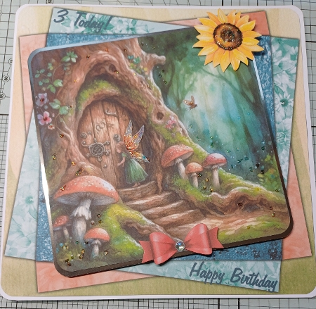 Birthday Fairies Age 1-7 years five 8x8 cards by Michelle Sharpe