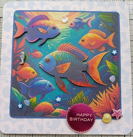Beautiful Colourful Tropical Fish Toppers. by Michelle Sharpe