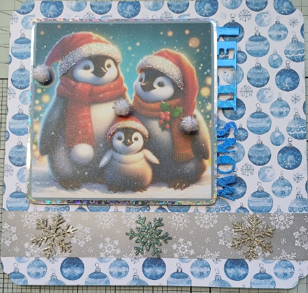 8x8 Winter 1 Card Fronts & Matching Papers  by Michelle Sharpe