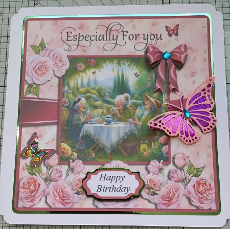 Rosy Afternoon Tea Party by Michelle Sharpe
