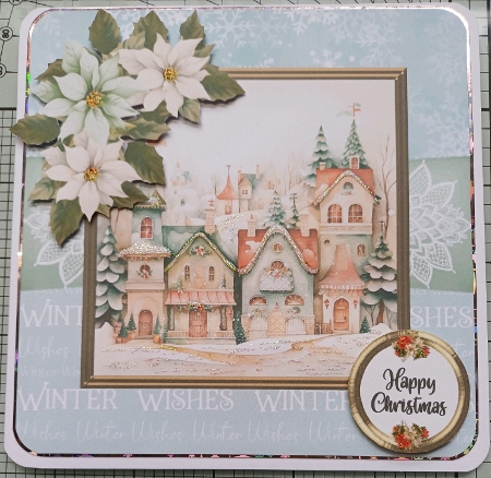 Christmas Scenes Green 4 by Michelle Sharpe