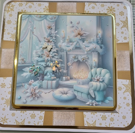 Framed Minty Christmas 9 by Michelle Sharpe