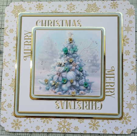 Framed Minty Christmas 33 by Michelle Sharpe