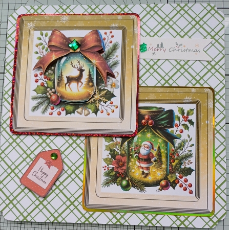 Green and White Patterned A4 by Michelle Sharpe