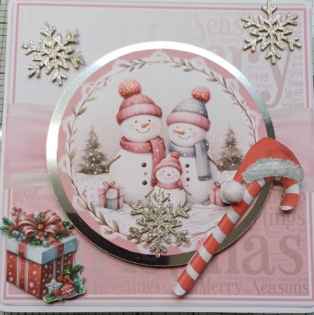 Snowmen Circles 5 by Michelle Sharpe