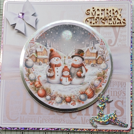 Snowmen Circles 11 by Michelle Sharpe