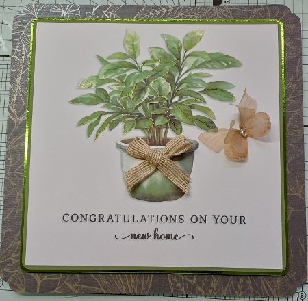 Card Topper - New Home Card by Michelle Sharpe