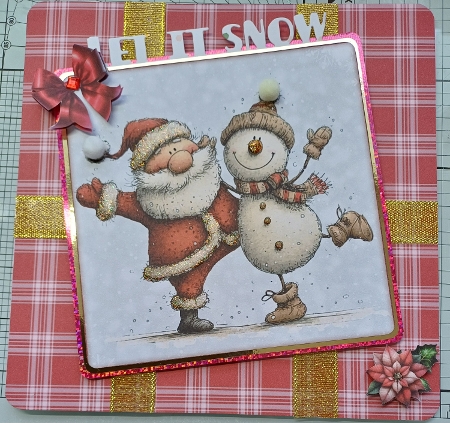 Santa & Snowman Mini Kit 8X8 by Michelle Sharpe