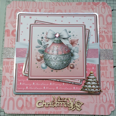 Pink Bauble 2 by Michelle Sharpe