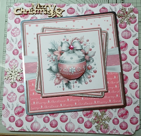 Pink Bauble 3 by Michelle Sharpe