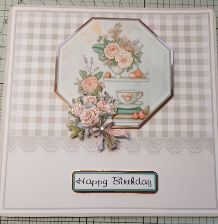 8x8 Valentines Beige Hearts & Lace Card Fronts 1-12 in JPEG by Michelle Sharpe