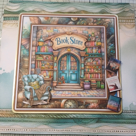 Old Bookstore - Mini Kit 6x6 by Michelle Sharpe