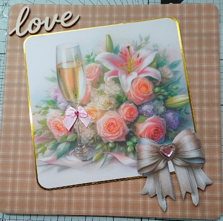 5 X 7 Mothers Day Floral Card Front. by Michelle Sharpe