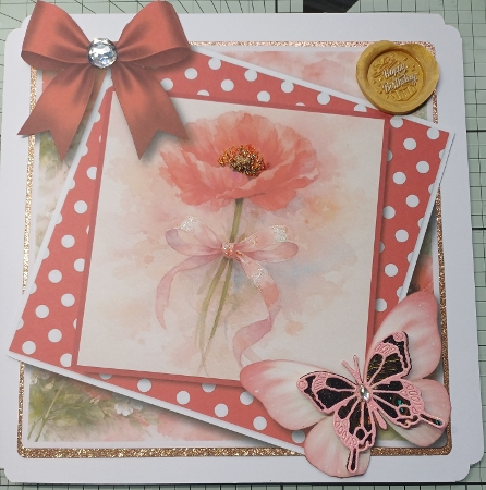 A Flower for you 2 - Blank Card by Michelle Sharpe