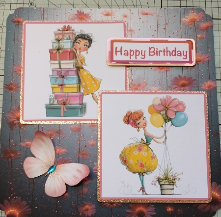 Quirky Birthday Mini Kit 5x7 (3) Plus Bonus by Michelle Sharpe