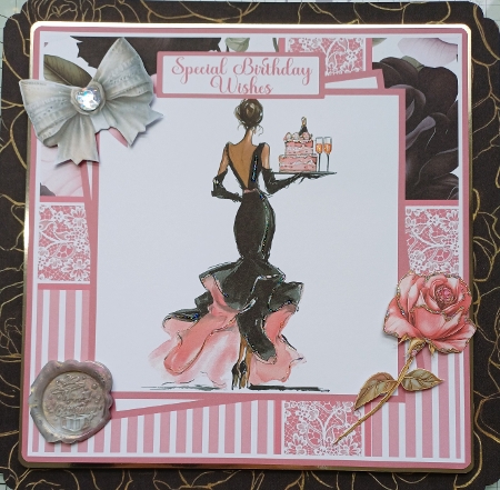 Birthday Elegance #1 Mini Kit 7x7 (4) Plus Bonus *Customer Request* by Michelle Sharpe