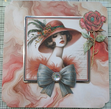 Retro Lady in Red Toppers & Sentiment Kit 1 by Michelle Sharpe