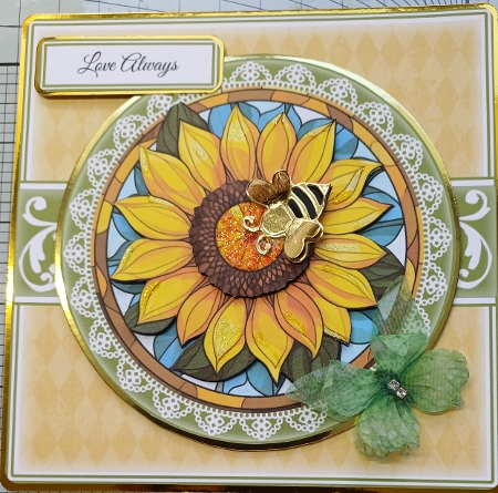Stained Glass Sunflower Mini Kit by Michelle Sharpe