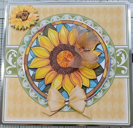 Stained Glass Sunflower Mini Kit by Michelle Sharpe