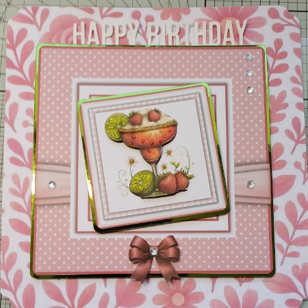 A Cheeky Cocktail - 6x6 and 5x7 by Michelle Sharpe