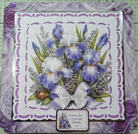 EW AI Background Violet Masquerade 2026 by Michelle Sharpe