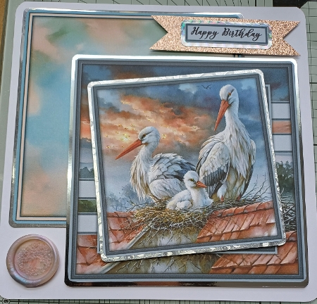 Storks on the Roof - Mini Kit 6x6 by Michelle Sharpe