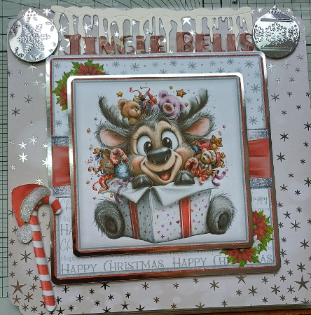 Cute Christmas Reindeer Mini Kit by Michelle Sharpe